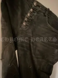 超希少　博物館レベル　chrome Hearts クロムハーツ　デニムパンツのサムネイル