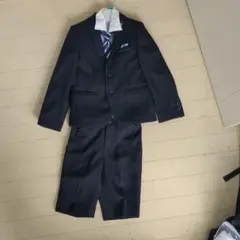 ネイビー フォーマルスーツ ショートパンツ付き