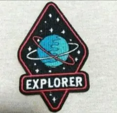 アイロンワッペン　宇宙　刺繍