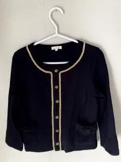 ※お値下げしました　ROPÉ PICNIC ノーカラージャケット(ブラック)