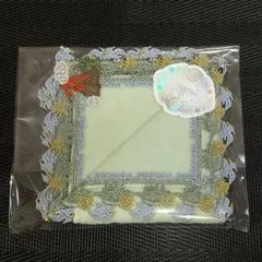 近沢レース 恐竜 グリーン タオルハンカチ