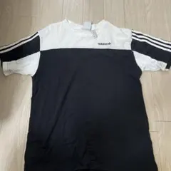 adidas ストライプデザイン Tシャツ M