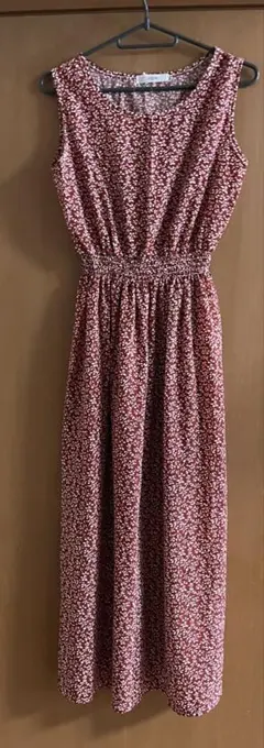 fifth 花柄ノースリーブロングワンピース