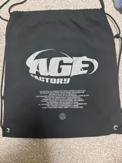 AGE FACTORY ナップサック 希少 美品 AGE FACTORY ナップサック 黒 - メルカリ