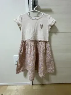 タルティーヌエショコラ　リバティ 花柄 半袖ワンピース