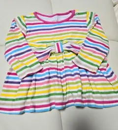 kate spade new york ボーダー柄 長袖Tシャツ 100のサムネイル
