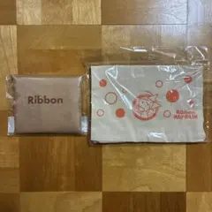 リボンちゃん　エコバッグ＆巾着