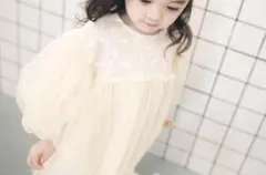【新品 】チュールワンピース 女の子 フォーマル