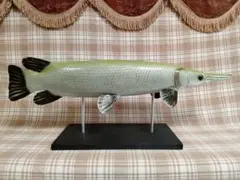 ハンドメイド 39cmヤマメ フィギュア レプリカ オブジェ ルアー釣り