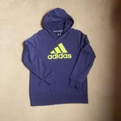 adidas 160 フード付き　トレーナー 男女兼用