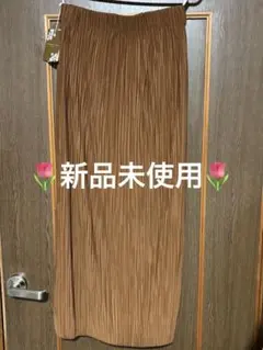 新品 M スカート レディース 夏 春 ブラウン 茶色 涼しい Mサイズ 茶