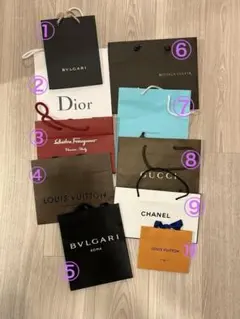 【追加しました】ブランド　紙袋　まとめ売り　13点