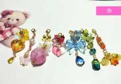 ㉑、オリジナル天然石チャームセット( ´ ` )♡