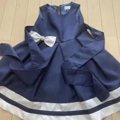 キャサリンコテージ　ネイビー フォーマルドレス ワンピース120