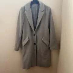 グレー チェスターコート