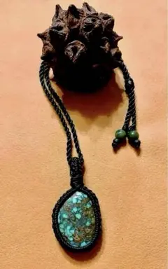 ターコイズ ブラウン マトリックス ネックレス メンズ レディース アクセサリー