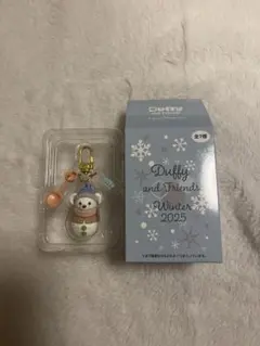 シークレットオブスノーウィーデイ 雪だるま チャーム ダッフィー