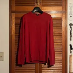 ユニクロ ミラノリブクルーネックセーター L パープルXL セット