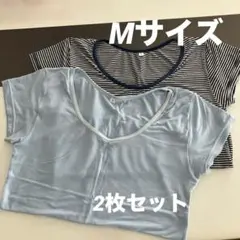 半袖Tシャツ 半袖インナー　2枚セット Mサイズのサムネイル