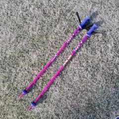 こどもスキーストック　LEKI RINFR ピンク 85