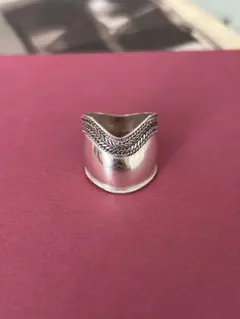 B564 used エスニック silver925 ring リング アクセ