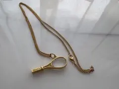 SWAROVSKI スワロフスキーテニスラケットモチーフ ネックレスのサムネイル