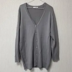 グレー＊ニットカーディガン