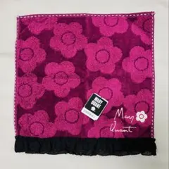 MARY QUANT ハンカチ タオルハンカチ フリル付き