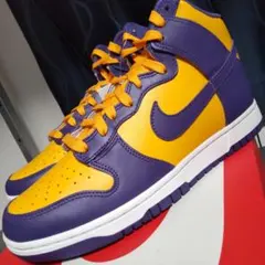 入手困難】nike dunk hi prm embレイカーズダンク 27.5 - メルカリ