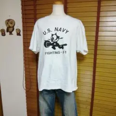 FELIX THE CAT US NAVY　Tシャツ、ミリタリー、アメリカ海軍