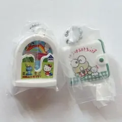 ♡キティ けろけろけろっぴ レトロミニチュアチャーム 砂時計 財布 ウォレット♡