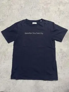 SATURDAYS NEW YORK CITY Tシャツ M ネイビー