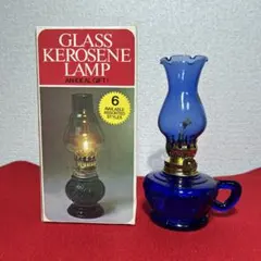 【未使用品】アンティークオイルランプ/アルコールランプ/骨董品昭和レトロ オイルランプ ガラス レトロ アンティーク ランタン 灯油ランプ
