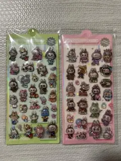 ラブブ ボンボンウォーターシール 2枚