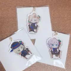 ツイステ ポムフィオーレ ヴィル ルーク エペル アクリルキーホルダー