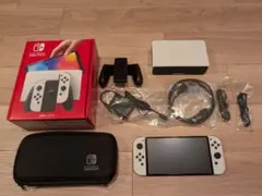 Nintendo Switch 有機ELモデル ホワイト+SDカード+ケース付き