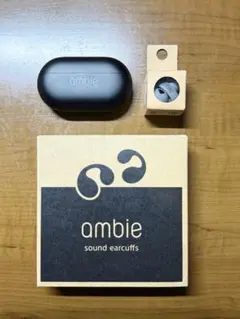 【美品】ambie sound ear cuffs AM-TW02 ブラックのサムネイル