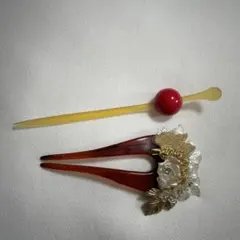 和装用 かんざし 花飾り