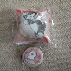 クッションチャーム　くら寿司 モフサンド ピンク まぐろ　モフサンド　バッジ9番