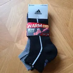 adidas 暖かいソックス 3ペアセット 24-26cm