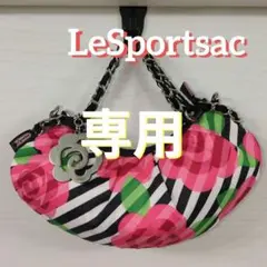 □シャン様専用 LeSportsac ハンドバッグ 花柄 ストライプ