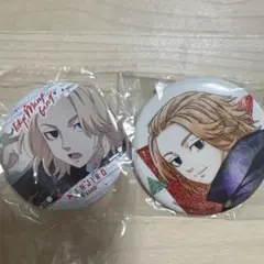 東京リベンジャーズ 缶バッジ 佐野万次郎　マイキー　2点
