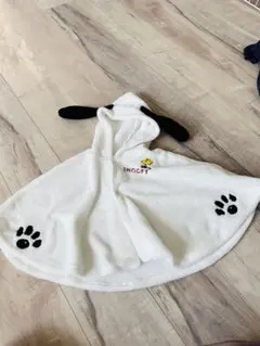 スヌーピー フード付きポンチョ