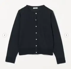 green label relaxing クルーネック カーディガン ネイビー