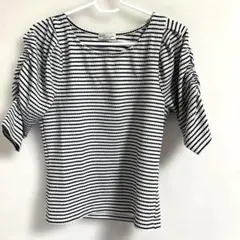 earth music&ecology 白黒　ボーダーTシャツ