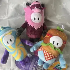 フォールガイズ　ぬいぐるみ　ベストセレクション　3点