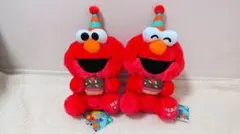 セサミストリート バースデーエルモBIGぬいぐるみ 2種セット