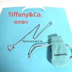 Tiffany＆Co. ティファニー　ネックレス　オープンハート　シルバー９２５