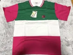 【人気☆vesado】濃いピンク　緑　ポロシャツ　ゴルフウェア　サイズL