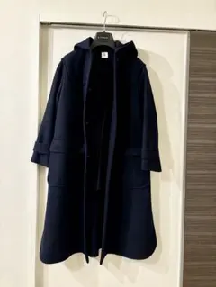 roku コート　フード付き　ネイビー